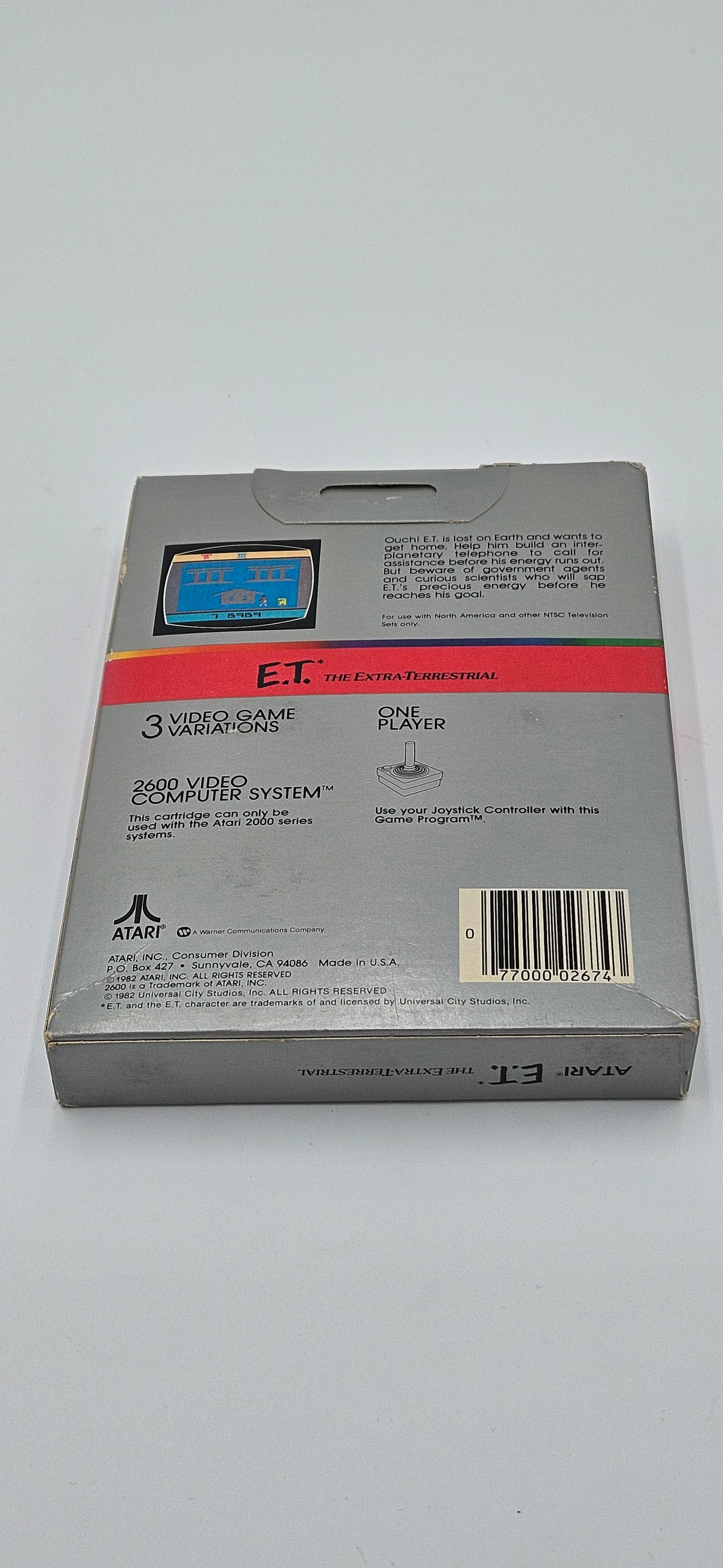 E.T. The Extra-Terrestrial Atari 2600/VCS
