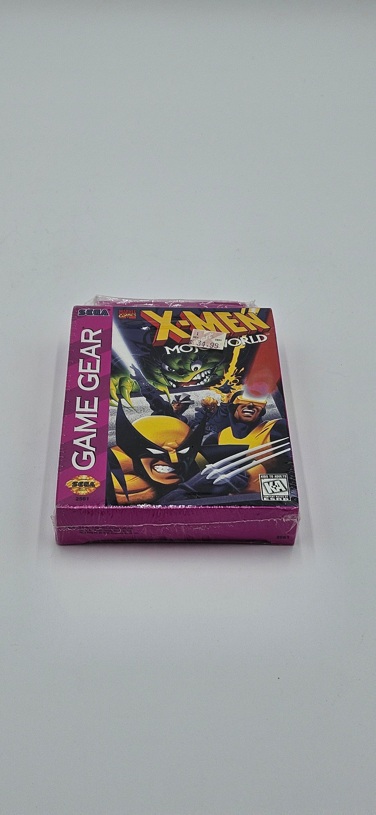 X-Men Mojo World Sega Game Gear