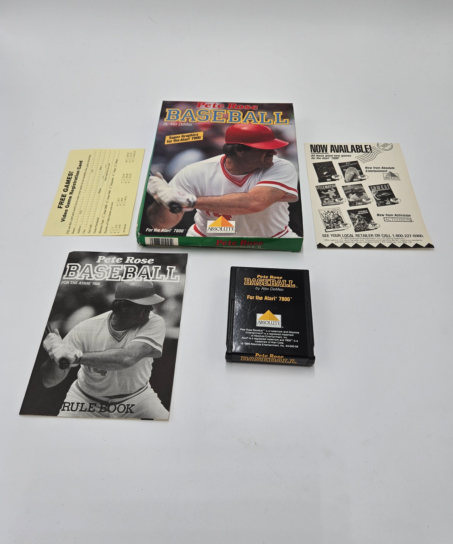 Pete Rose Baseball Atari 7800