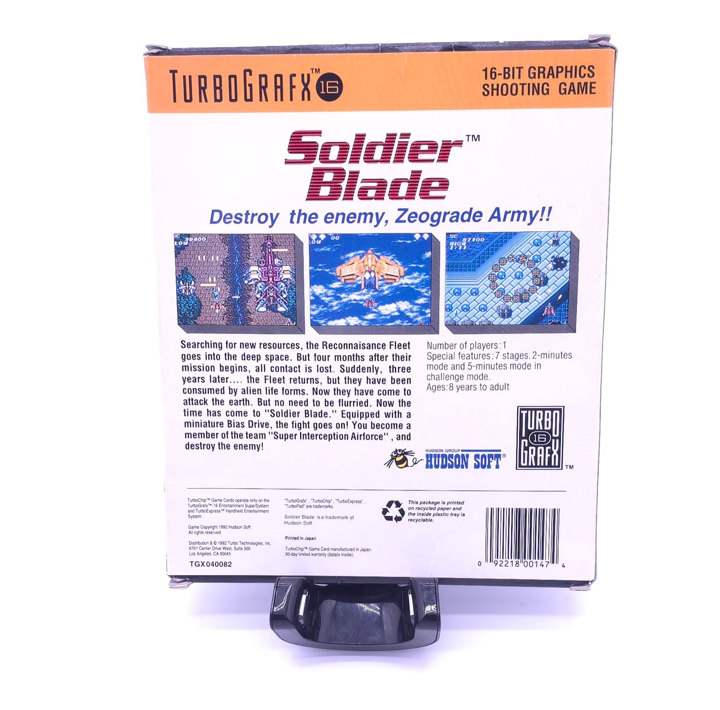Soldier Blade Turbografx 16 - Complete - RARE Find