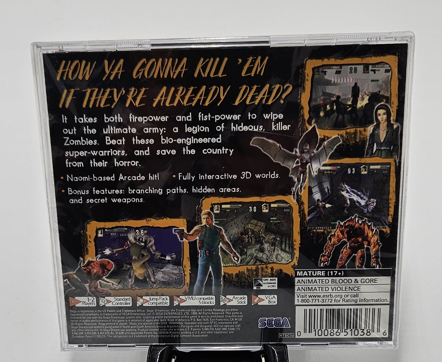 Zombie Revenge Sega Dreamcast