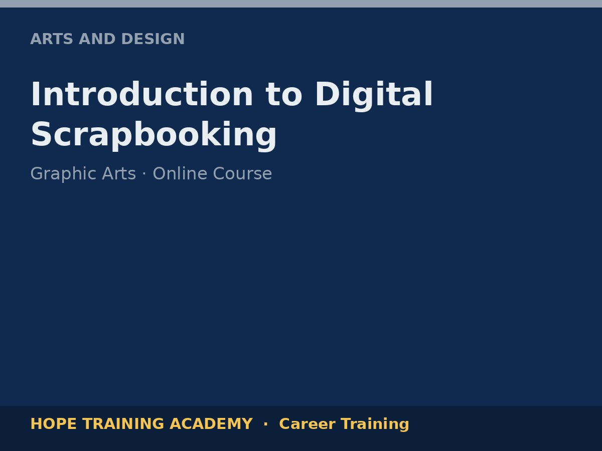 Introduction to Digital Scrapbooking
