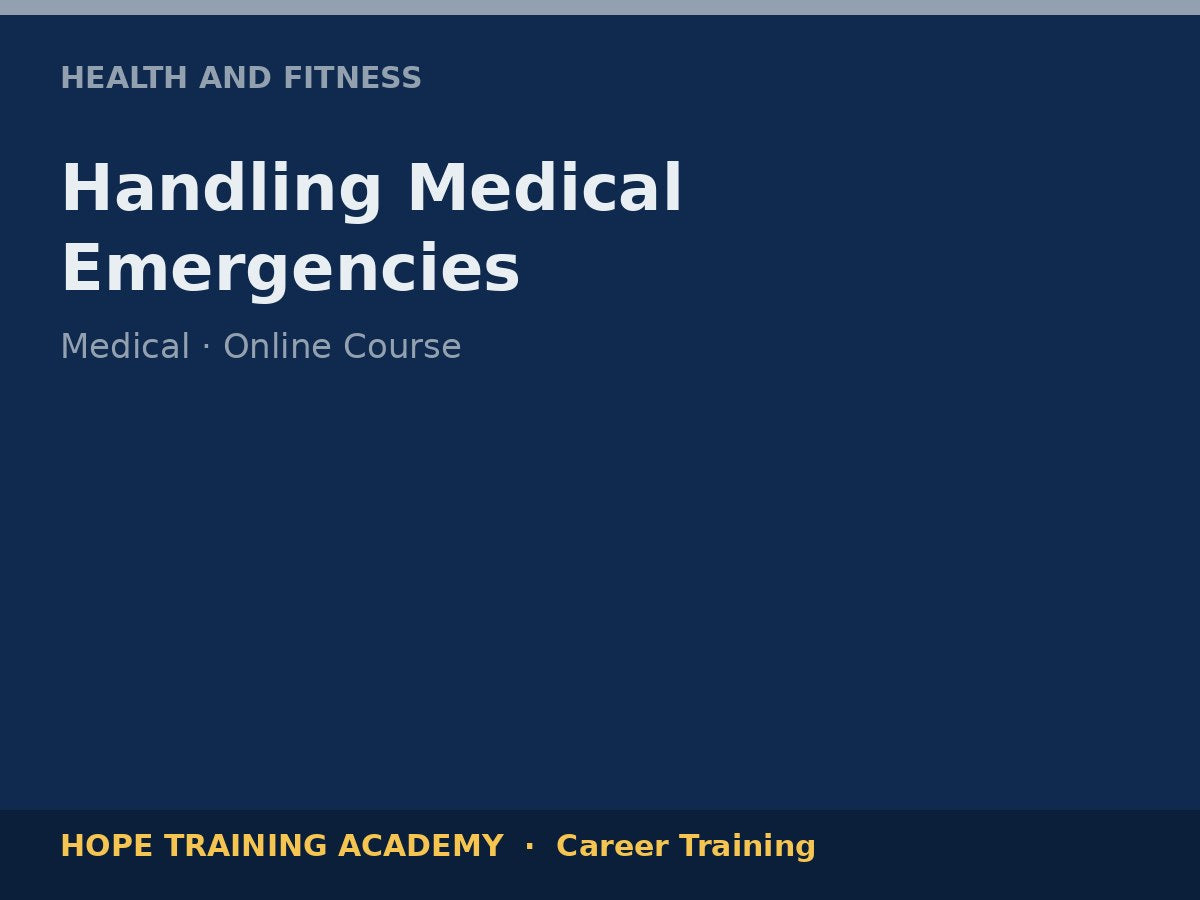 Handling Medical Emergencies