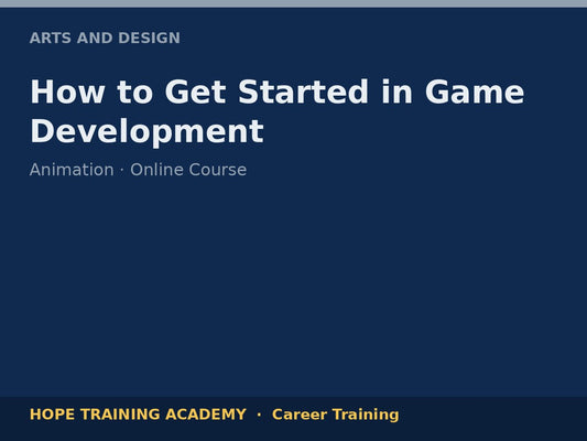 How to Get Started in Game Development