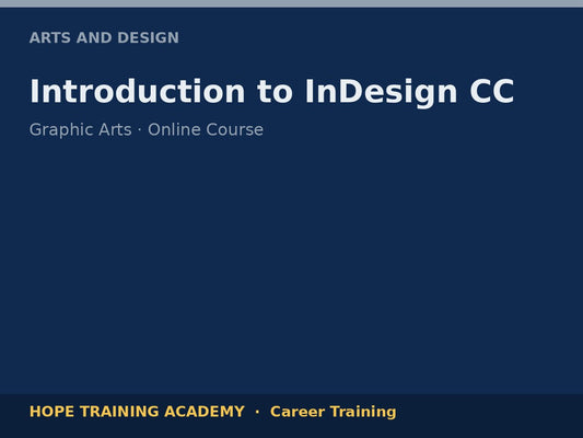 Introduction to InDesign CC