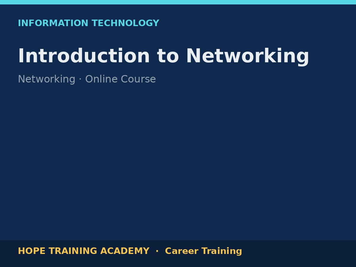 Introduction to Networking