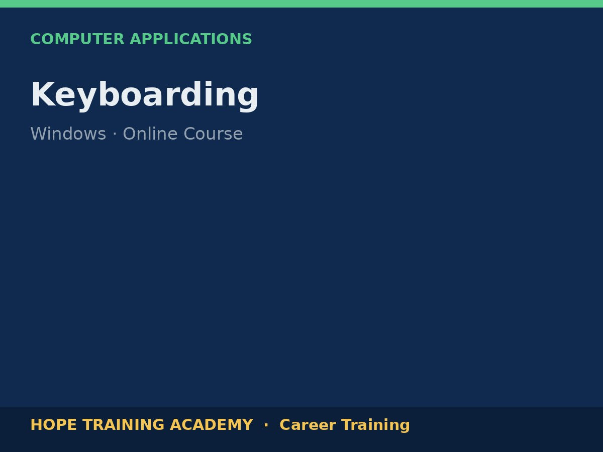 Keyboarding