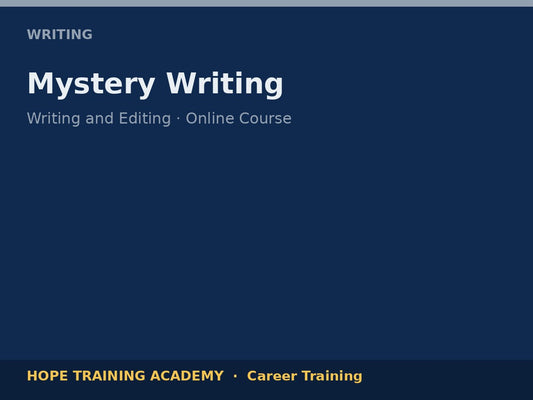 Mystery Writing