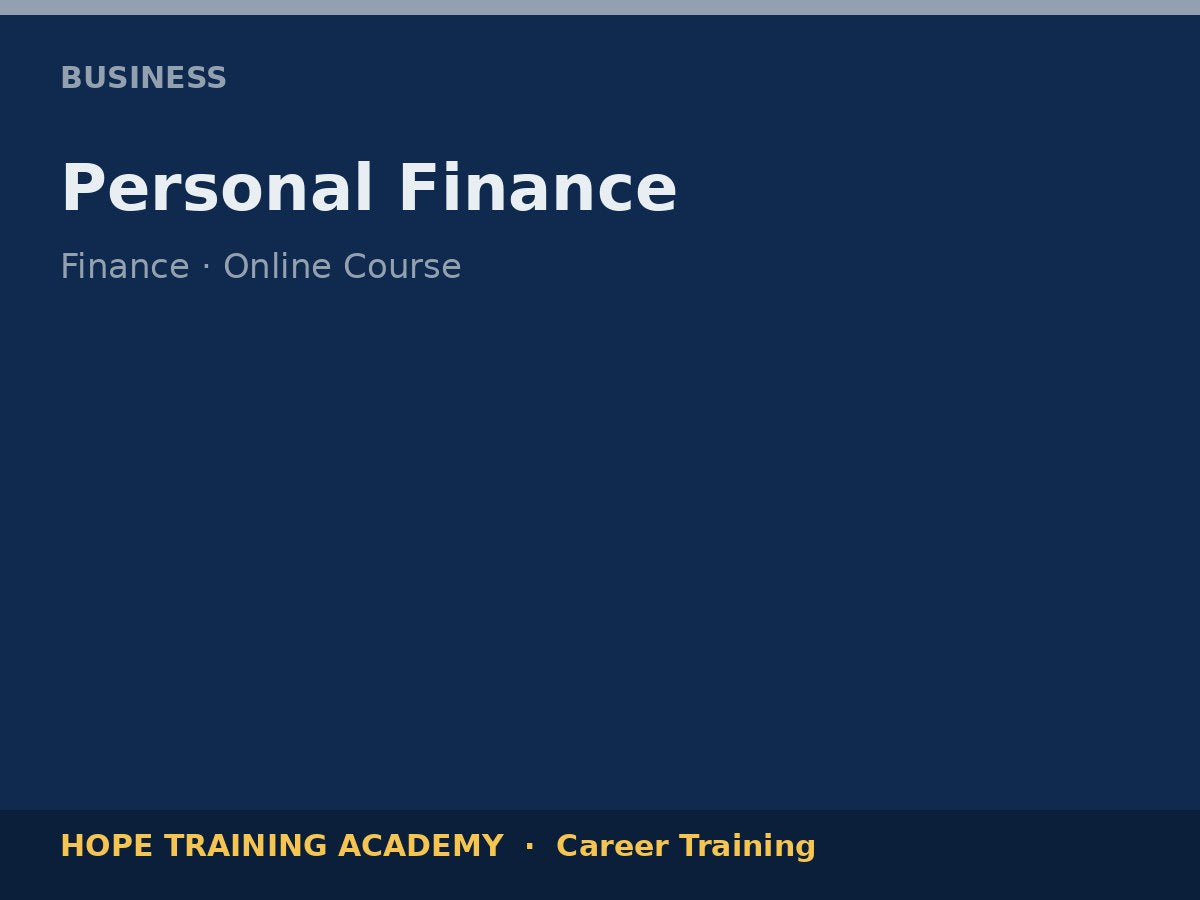 Personal Finance