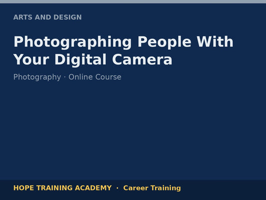 Photographing People With Your Digital Camera