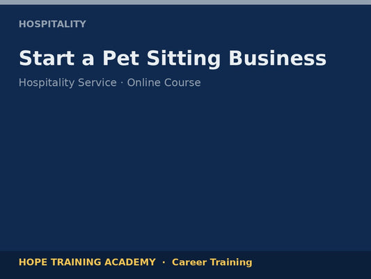 Start a Pet Sitting Business