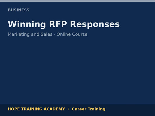 Winning RFP Responses
