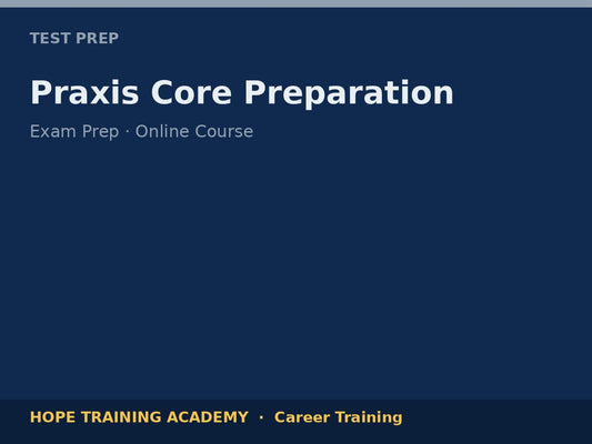 Praxis Core Preparation