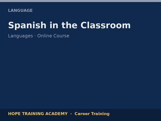 Spanish in the Classroom