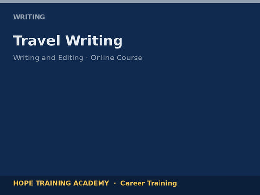 Travel Writing