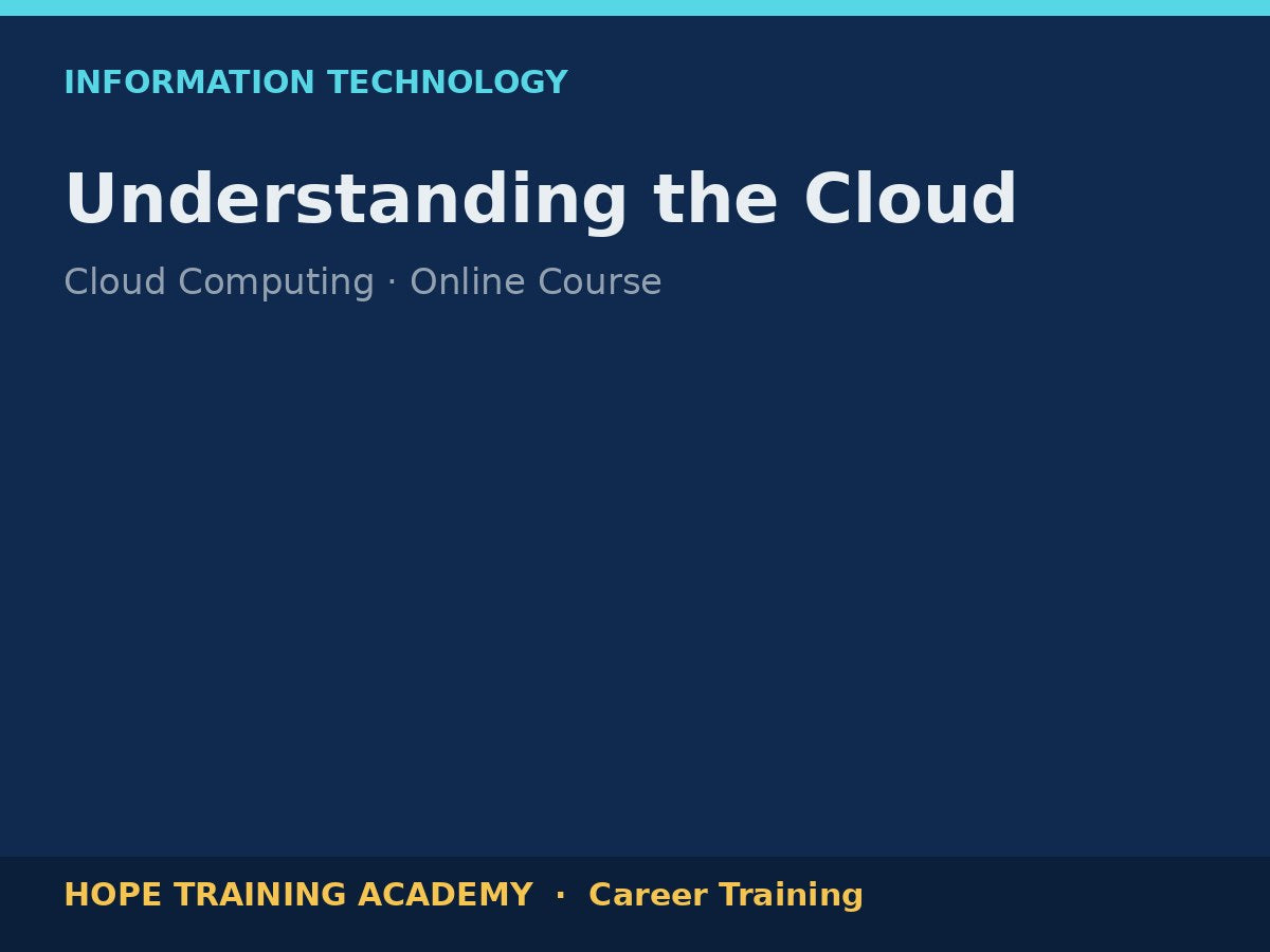 Understanding the Cloud