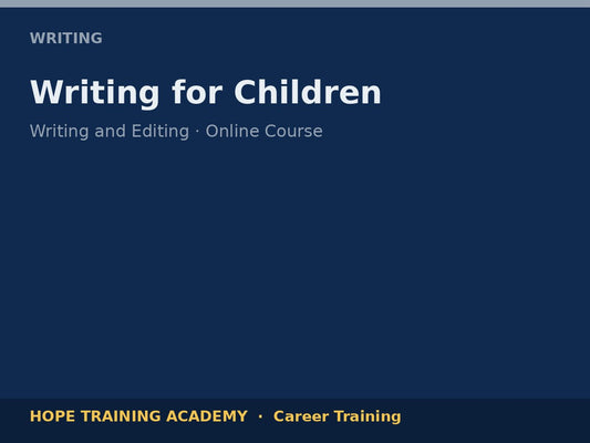 Writing for Children